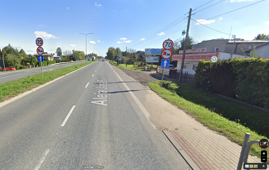 Miasto ogłosiło przetarg na budowę odcinka chodnika przy al. Jana Pawła II Miasto ogłosiło przetarg na budowę odcinka chodnika przy al. Jana Pawła II