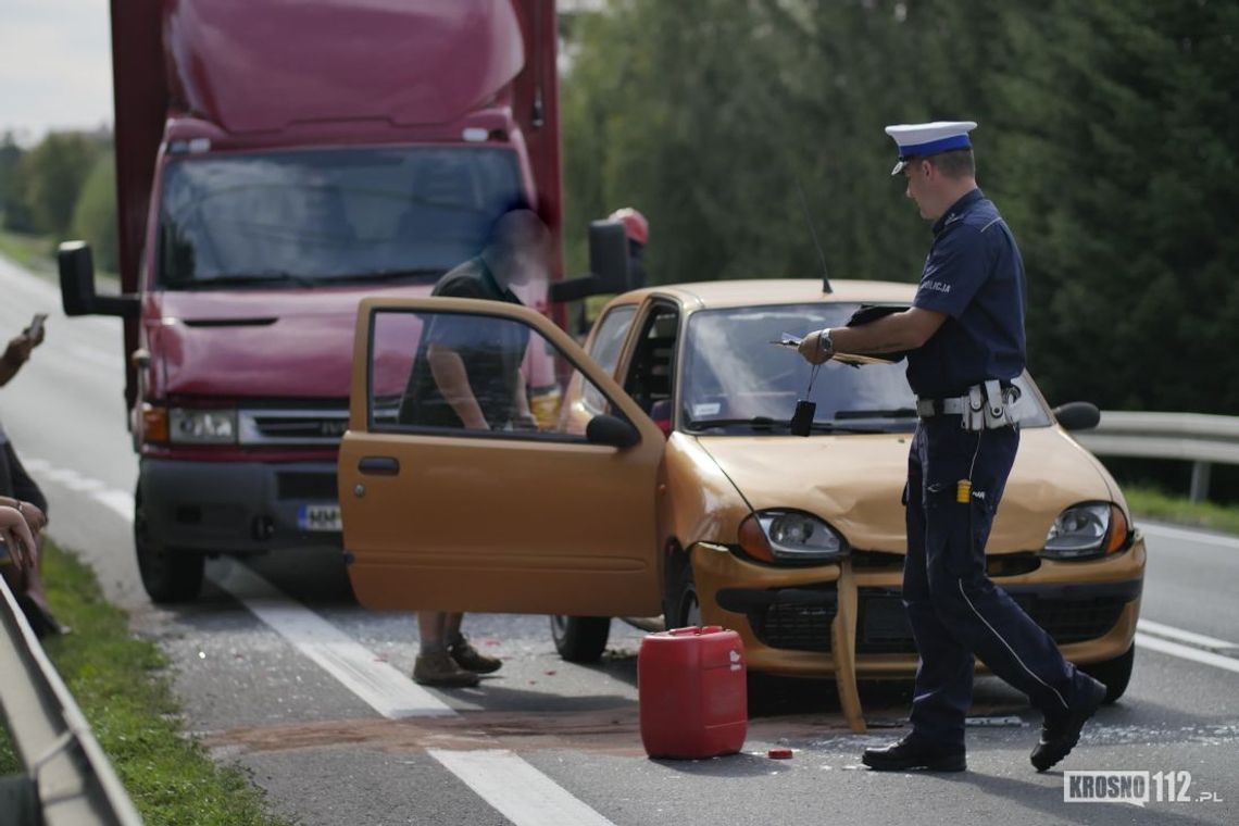 MIEJSCE PIASTOWE: Jedna osoba ranna w kolizji na DK19