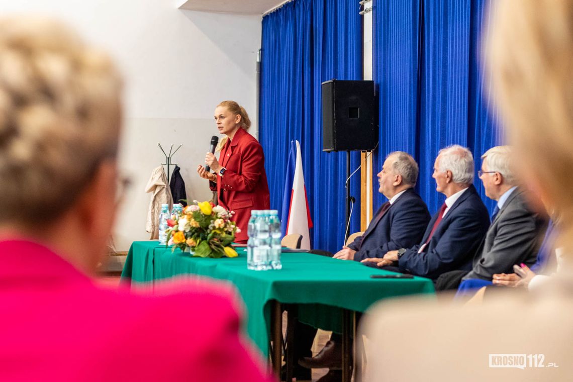 Ministra Barbara Nowacka: "W Krośnie jest pomysł na edukację"