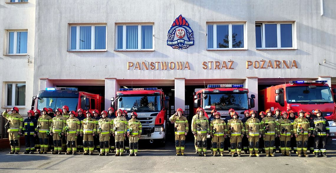 Minuta ciszy dla poległych strażaków z Ukrainy