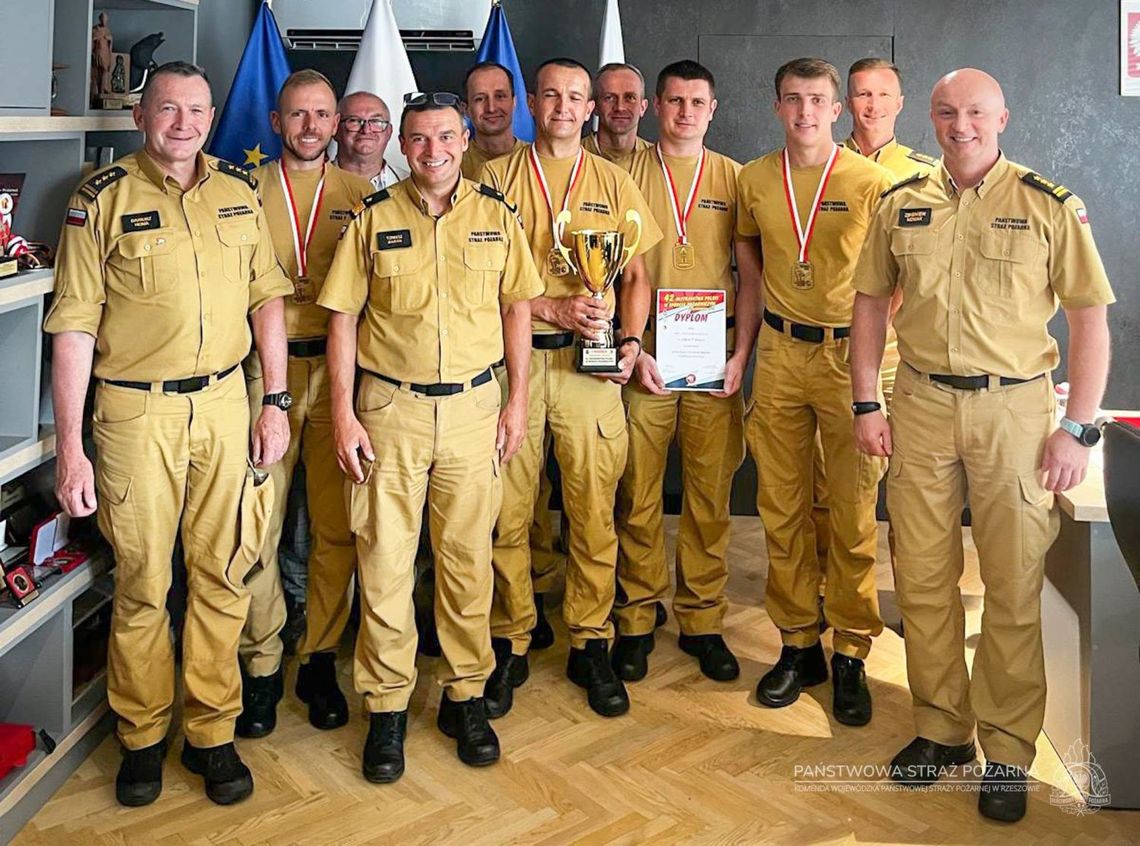 Mistrzowie Polski z Krosna spotkali się z Podkarpackim Komendantem Wojewódzkim