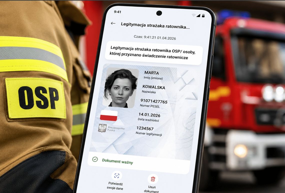 mLegitymacja OSP już działa. Strażacy ratownicy dostaną cyfrowe legitymacje w mObywatelu mLegitymacja OSP już działa. Strażacy ratownicy dostaną cyfrowe legitymacje w mObywatelu