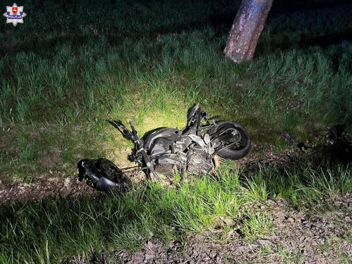 Z Polski. Młody motocyklista zginął na drodze. Wcześniej dostał ostrzeżenie