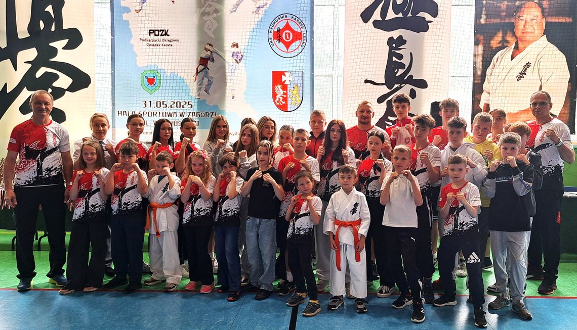 Młodzi karatecy z Krośnieńskiego Klubu Kyokushin Karate wywalczyli Wicemistrzostwo Podkarpacia