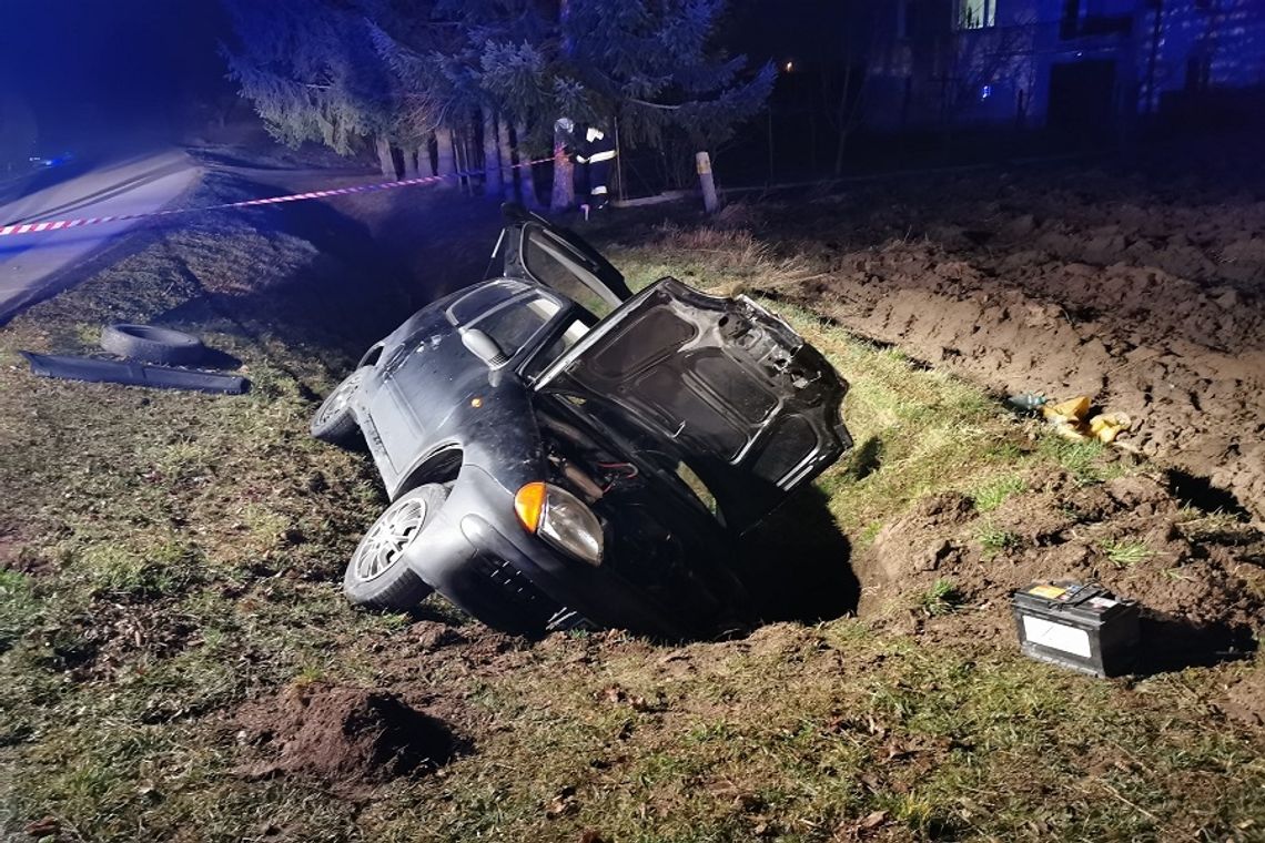 MODERÓWKA: Kobieta straciła panowanie nad pojazdem