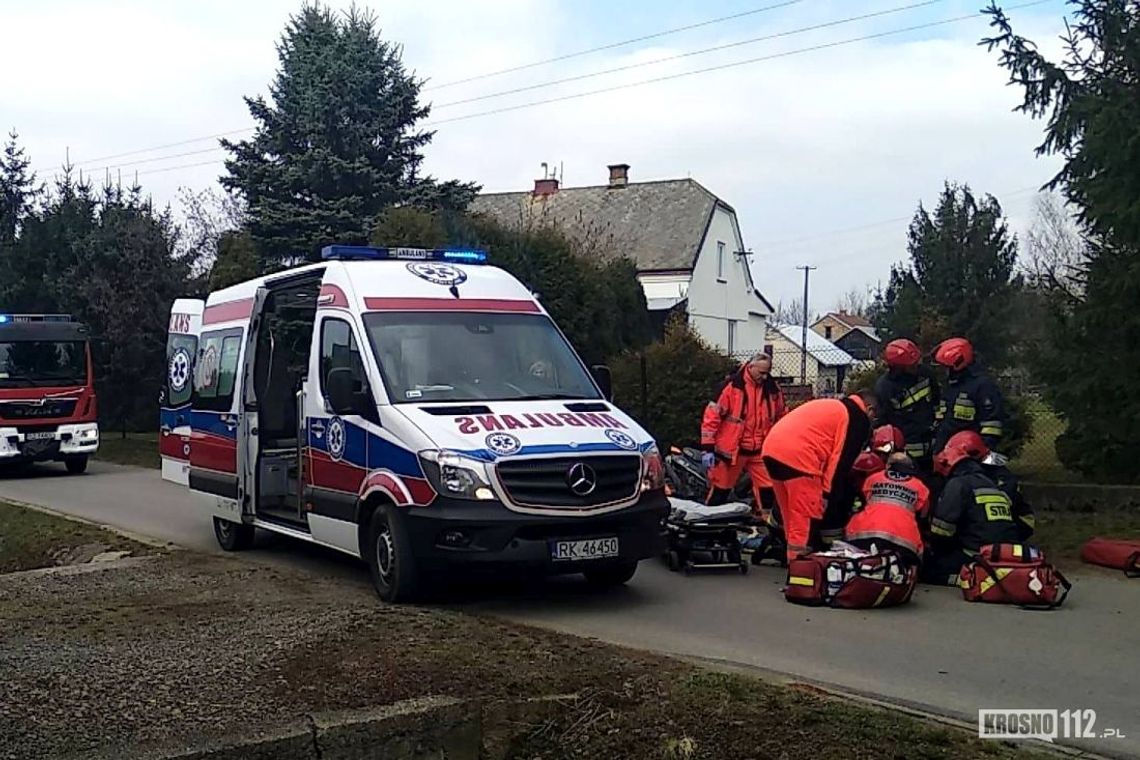 MODERÓWKA: Wypadek z udziałem skutera. Ranna jedna osoba