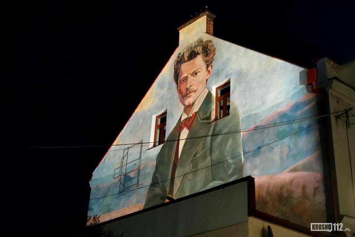 Mural i instalacja artystyczna upamiętniają Jana Szczepanika