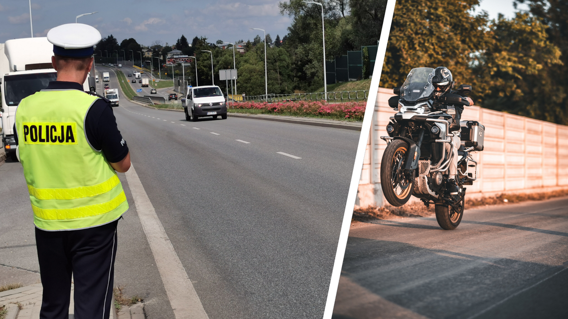 Na jednym kole przez Krosno. Surowa kara dla 31-latka