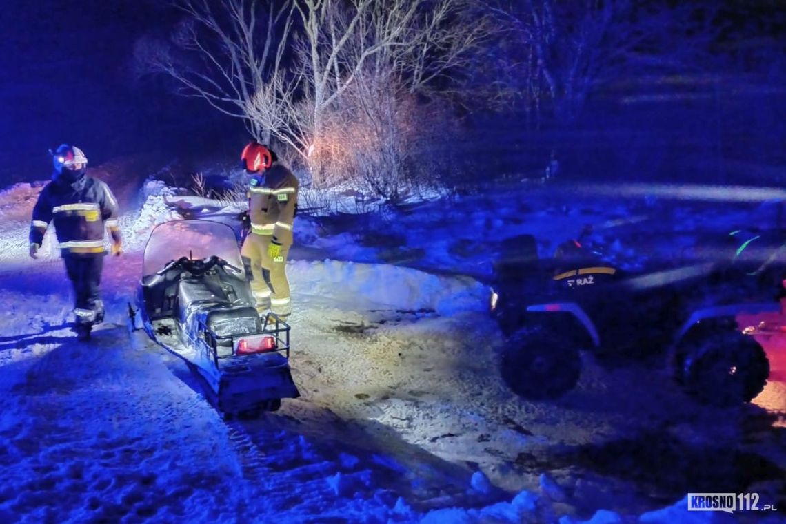 Na szlaku pomiędzy Olchowcem a Tylawą doznała urazu kręgosłupa. Strażacy ruszyli na pomoc