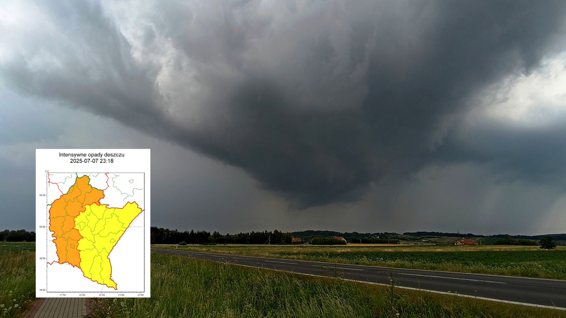 Nadciągają burze i nawalne opady deszczu. Ostrzeżenia meteo dla Krosna i regionu