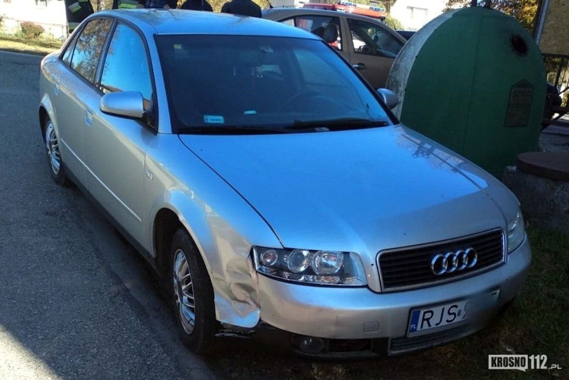 NADOLE: Kolizja z udziałem Audi i Golfa