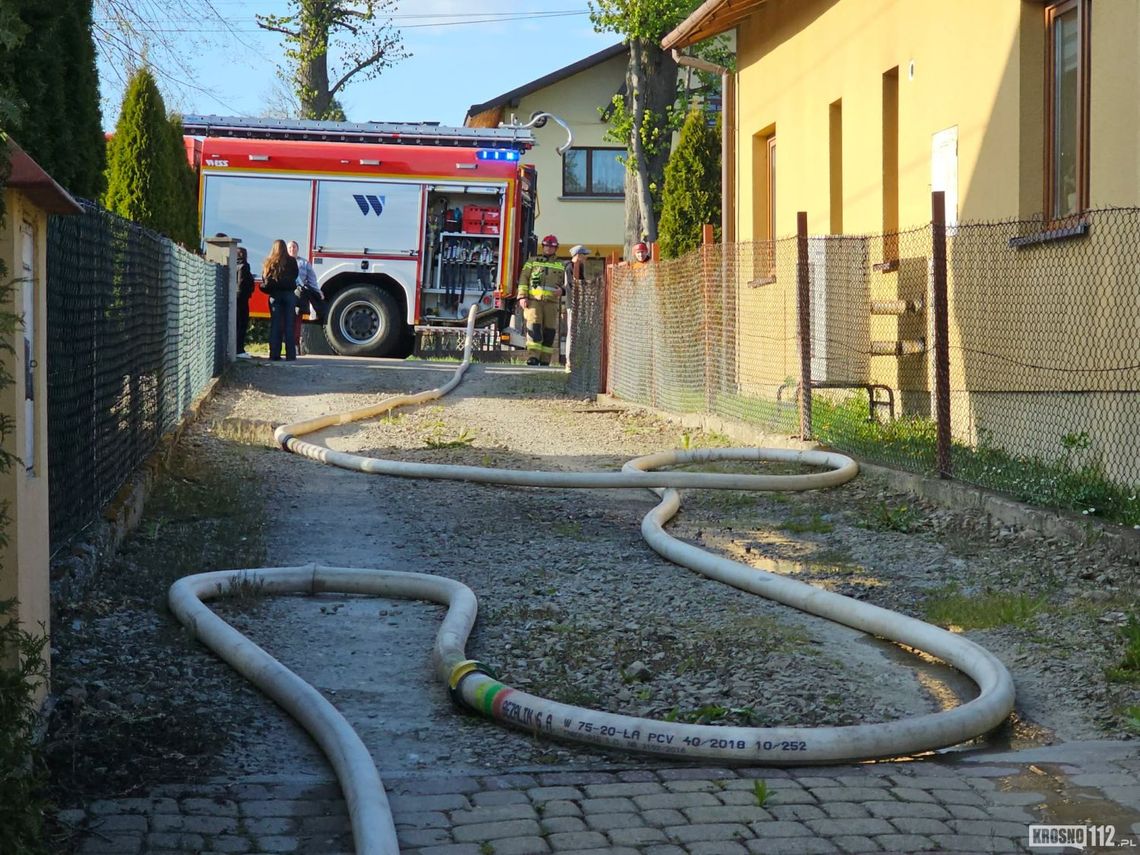 Nadole. Pożar budynku gospodarczego. Sytuacja szybko opanowana