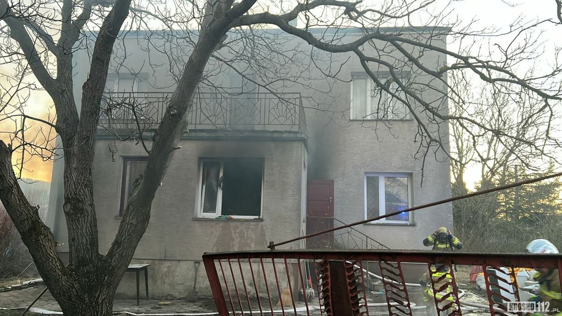 Nadole. Pożar w jednym z domów Nadole. Pożar w jednym z domów