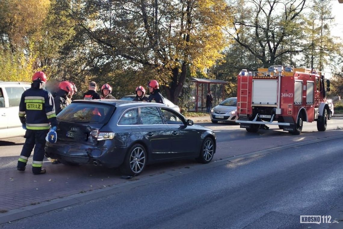 ? Najechanie na tył audi. Jedna osoba do szpitala