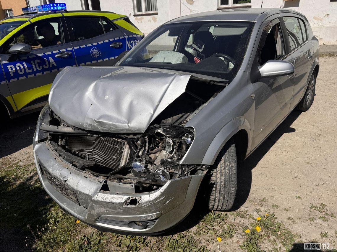 Najechanie w Moderówce. Oplem najechała na tył BMW