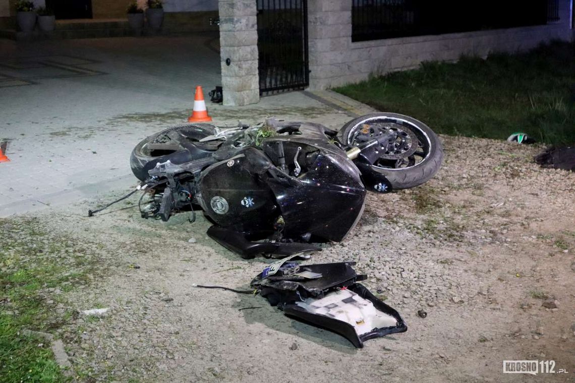 Nie żyje 22-letni motocyklista. Wypadek w Teodorówce [AKTUALIZACJA]