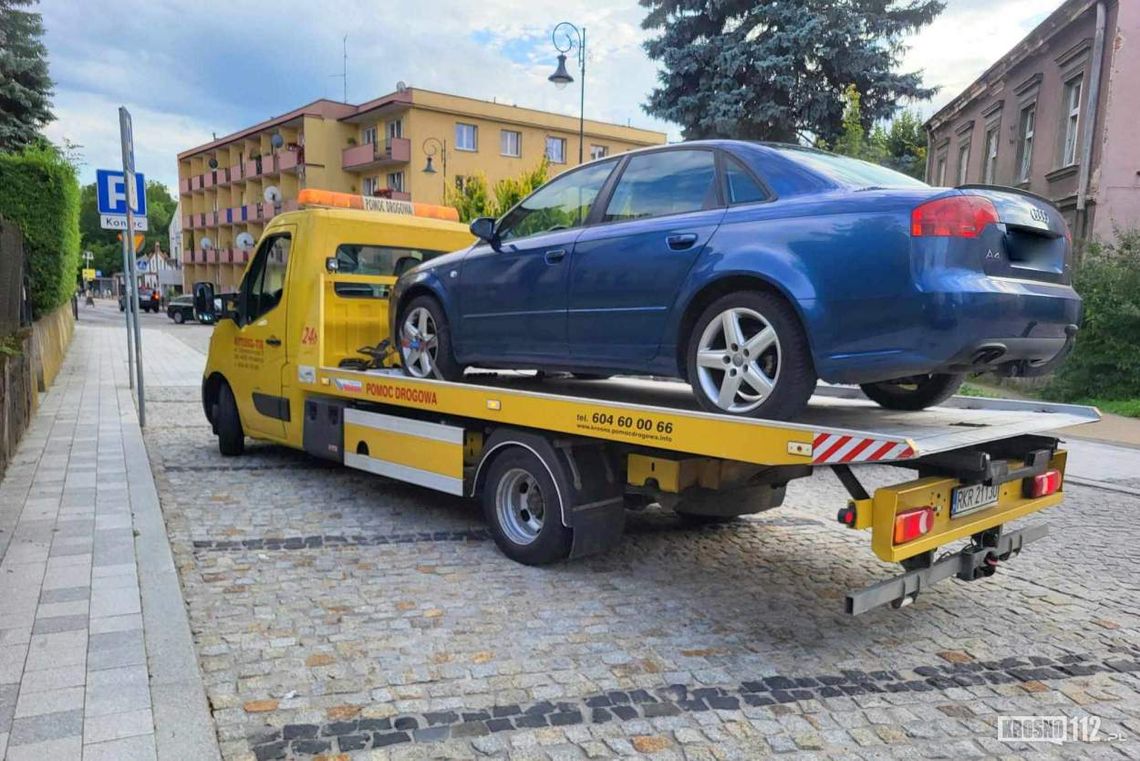 Nietrzeźwy kierowca Audi zatrzymany w centrum Krosna