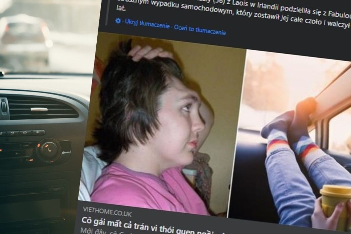 Nogi na desce rozdzielczej auta. Zobacz, dlaczego lepiej tego nie robić
