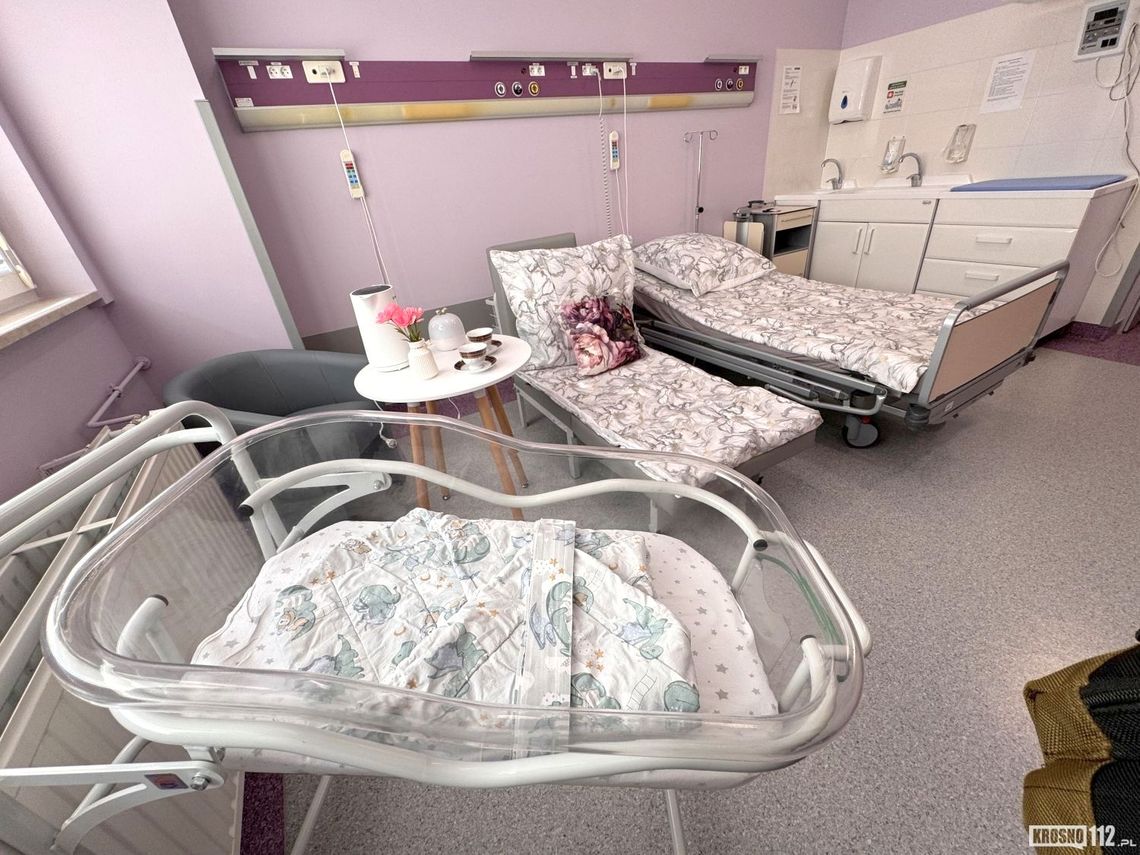 Nowe sale rodzinne w krośnieńskim szpitalu. Rodzice będą mogli być razem od pierwszych chwil
