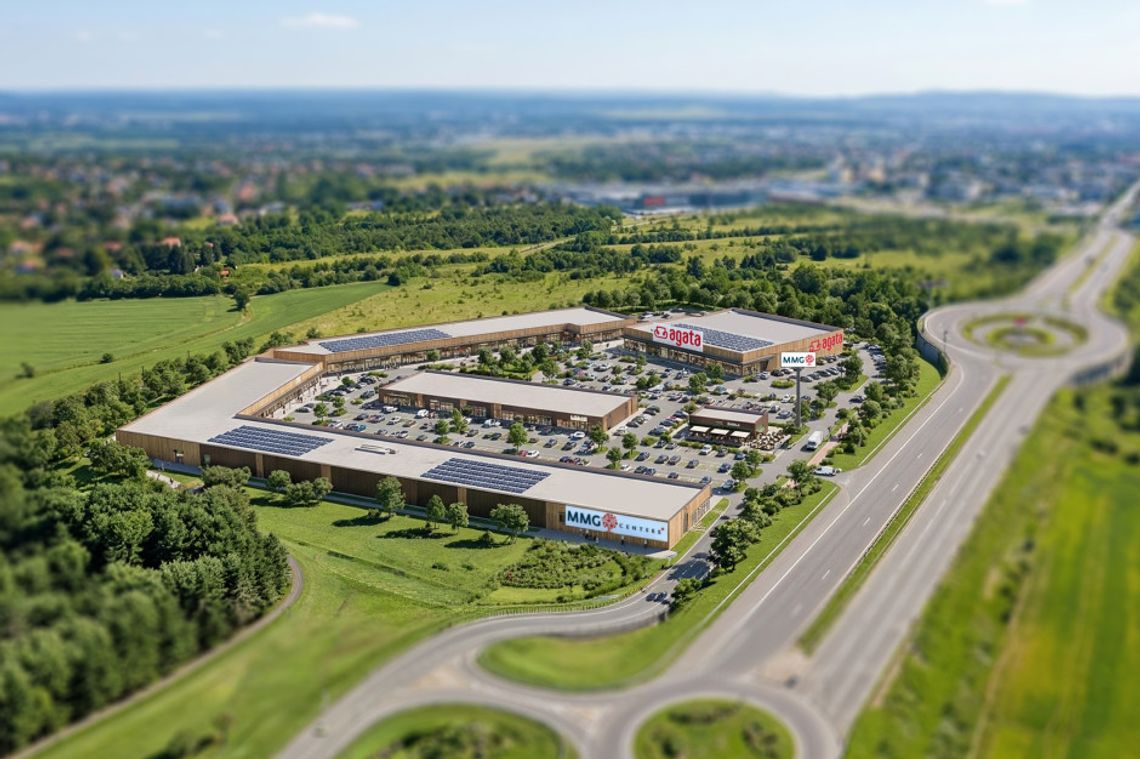 Nowy park handlowy o powierzchni 26 tys. m² w Krośnie