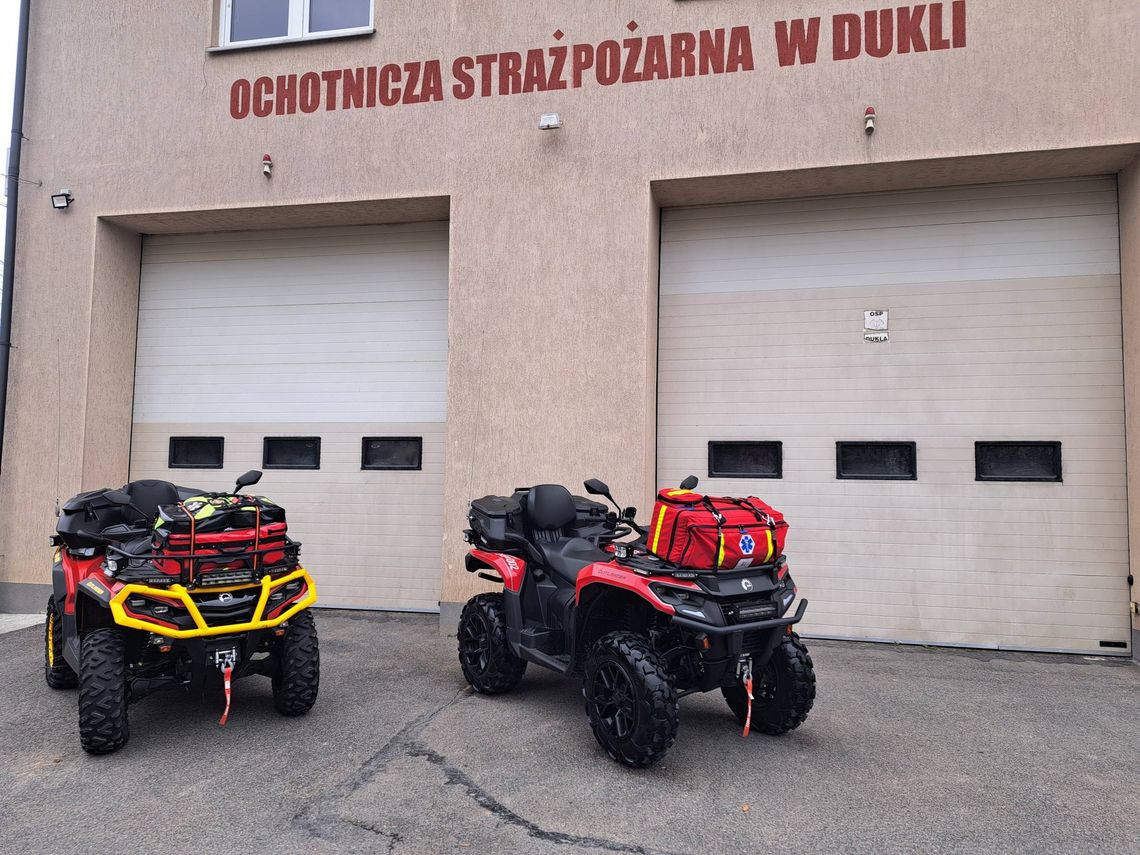 Nowy quad ratowniczy w OSP KSRG Dukla