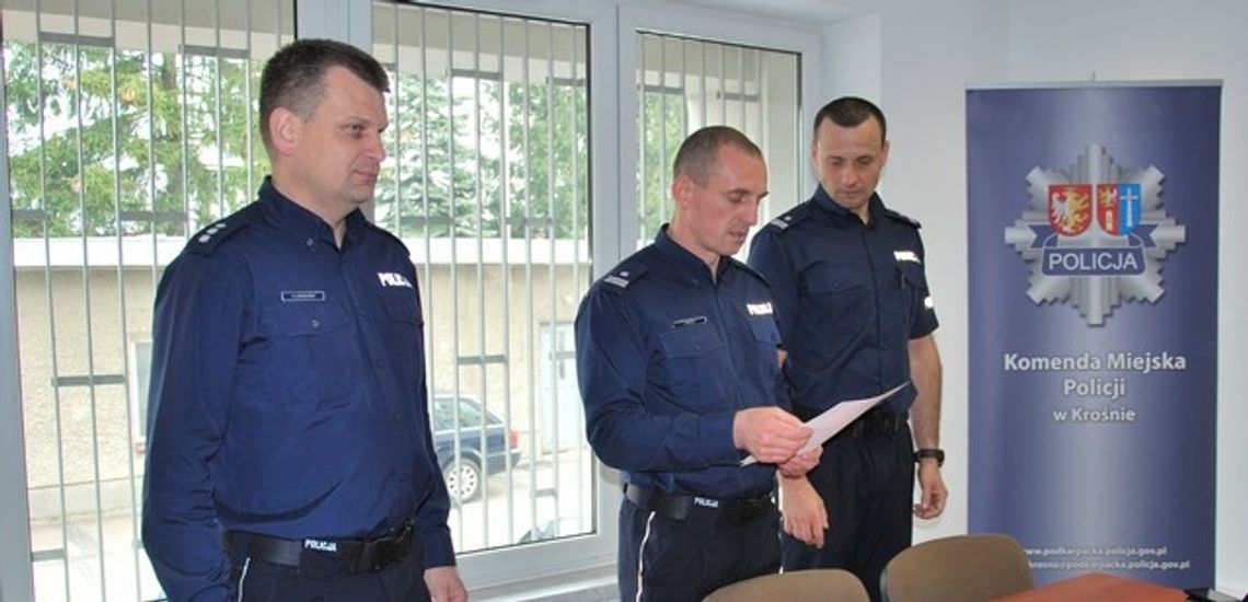 Nowy zastępca Komendanta Miejskiego Policji w Krośnie Nowy zastępca Komendanta Miejskiego Policji w Krośnie