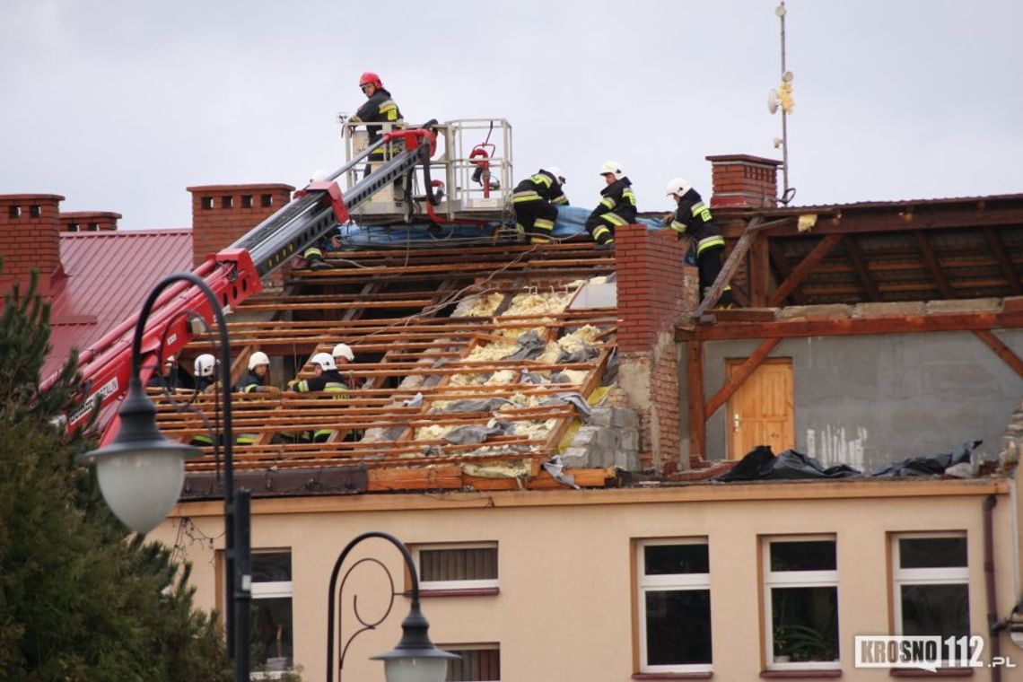 Oberwanie chmury nad powiatem krośnieńskim