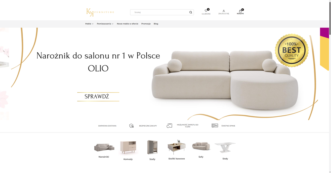 Od salonu po sypialnię - jakie kolekcje oferuje dobry sklep z meblami nowoczesnymi?