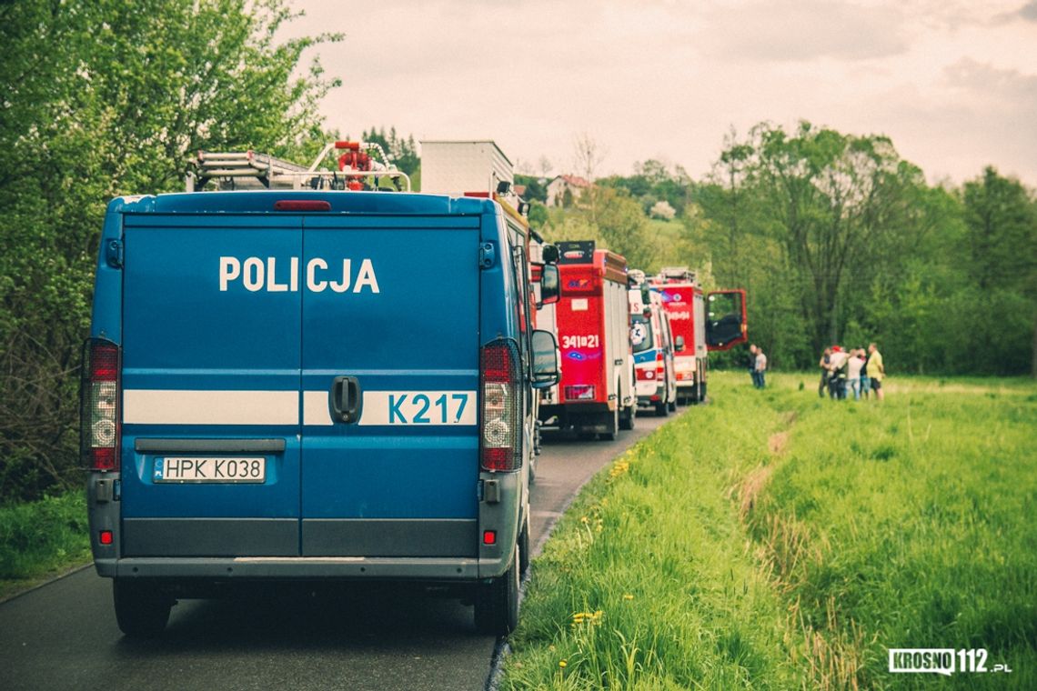 ODRZYKOŃ: Motorowerzysta zakończył jazdę w rowie