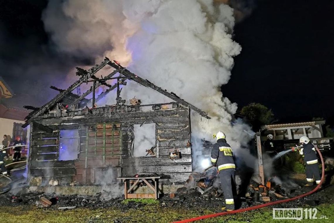 ODRZYKOŃ: Pożar budynków. Wielu strażaków w akcji