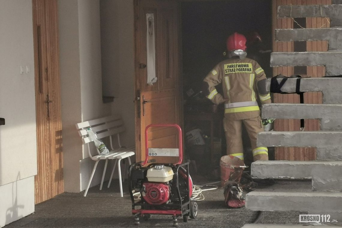 Odrzykoń. Pożar przy Nadbrzeżnej