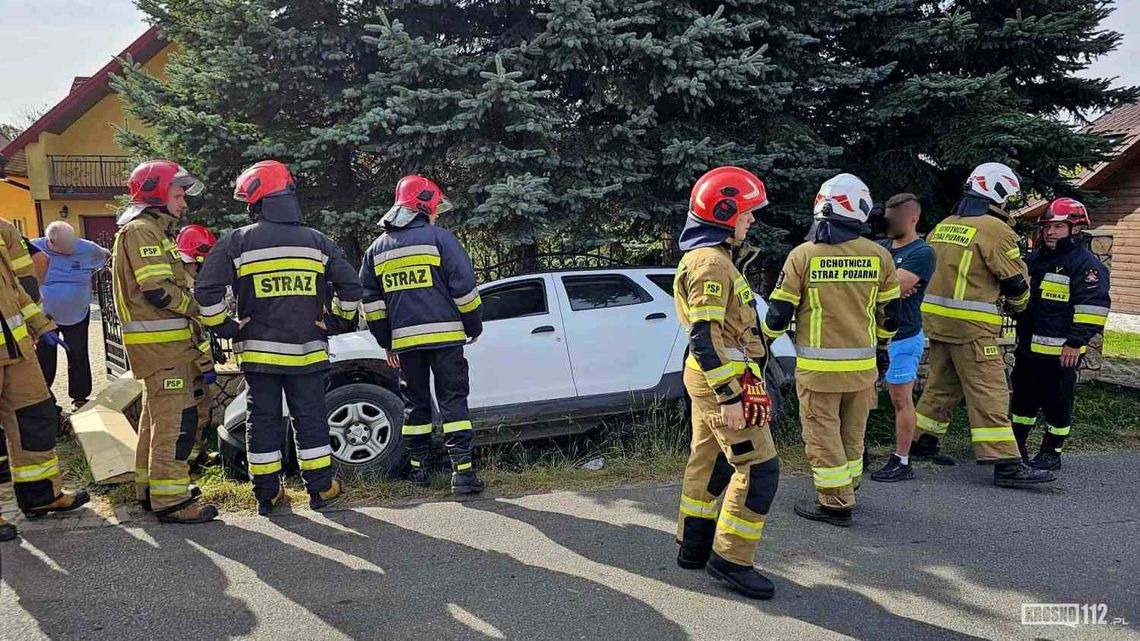 Odrzykoń. Samochodem uderzył w przepust