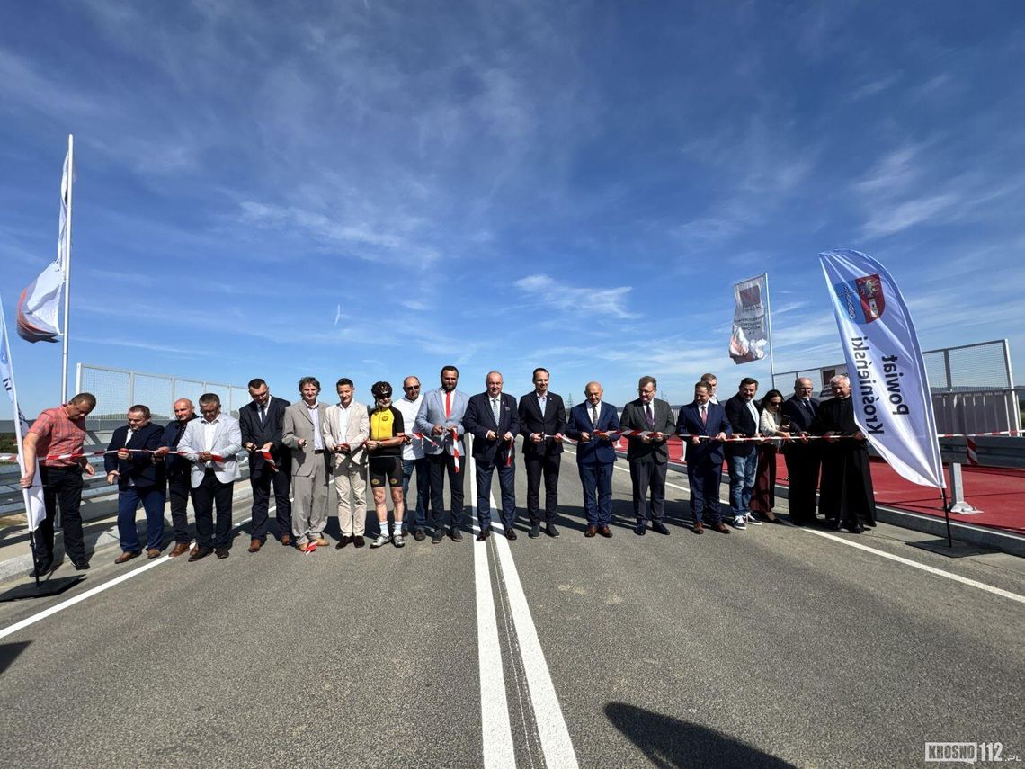 Oficjalne otwarcie nowej drogi łączącej Potok z Jedliczem i Orlen Południe