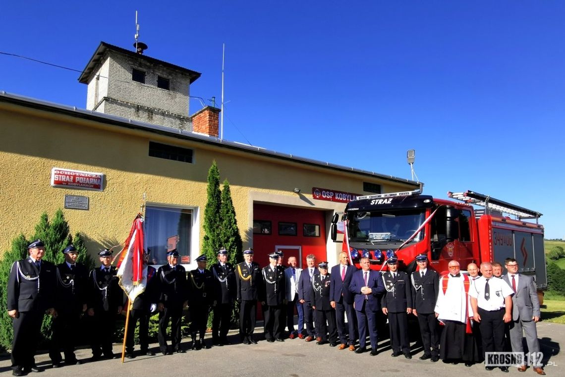 Oficjalne przekazanie samochodu Iveco Eurocargo dla OSP Kobylany