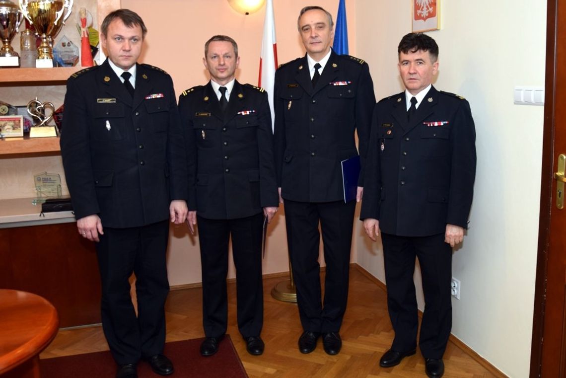Oficjalnie st. bryg. Mariusz Bieńczak Komendantem Miejskim PSP w Krośnie