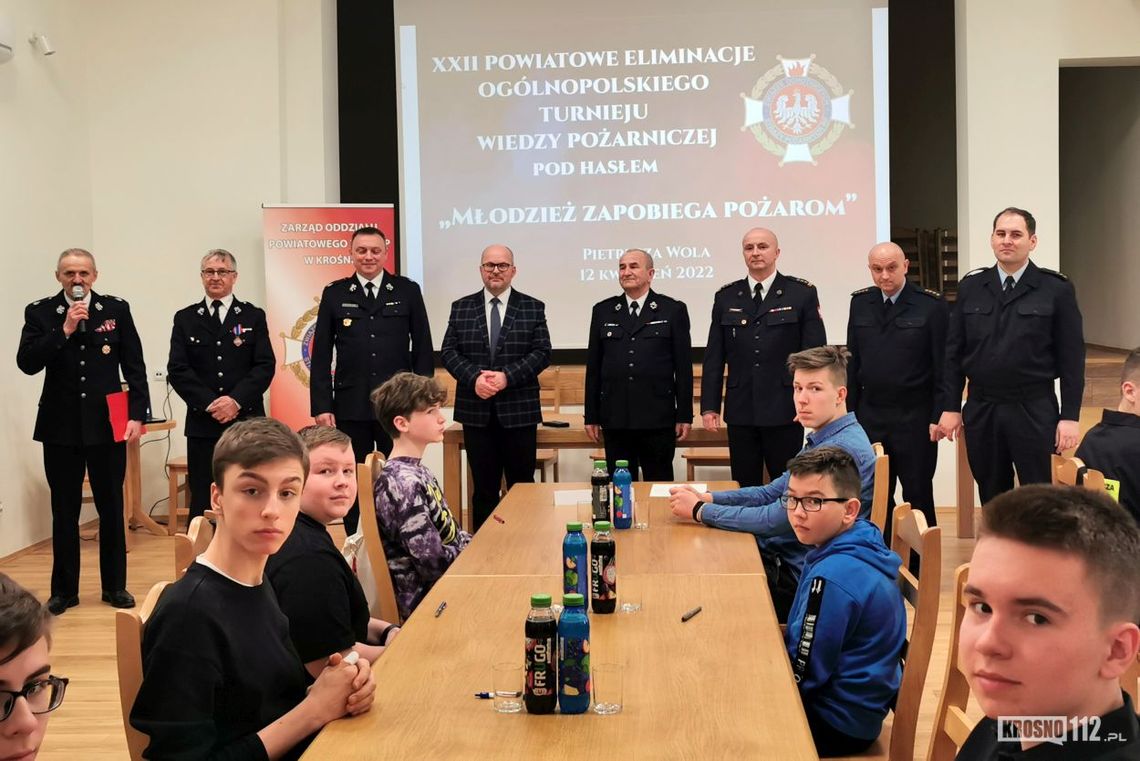 Ogólnopolski Turniej Wiedzy Pożarniczej 2022. Finał powiatowy w Pietruszej Woli
