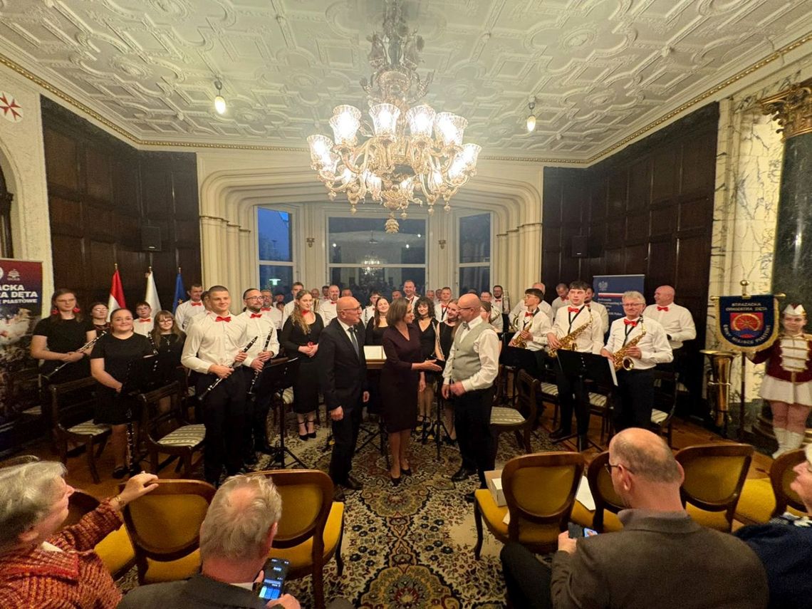 Orkiestra Dęta z Miejsca Piastowego zagrała w Ambasadzie RP w Wiedniu Orkiestra Dęta z Miejsca Piastowego zagrała w Ambasadzie RP w Wiedniu