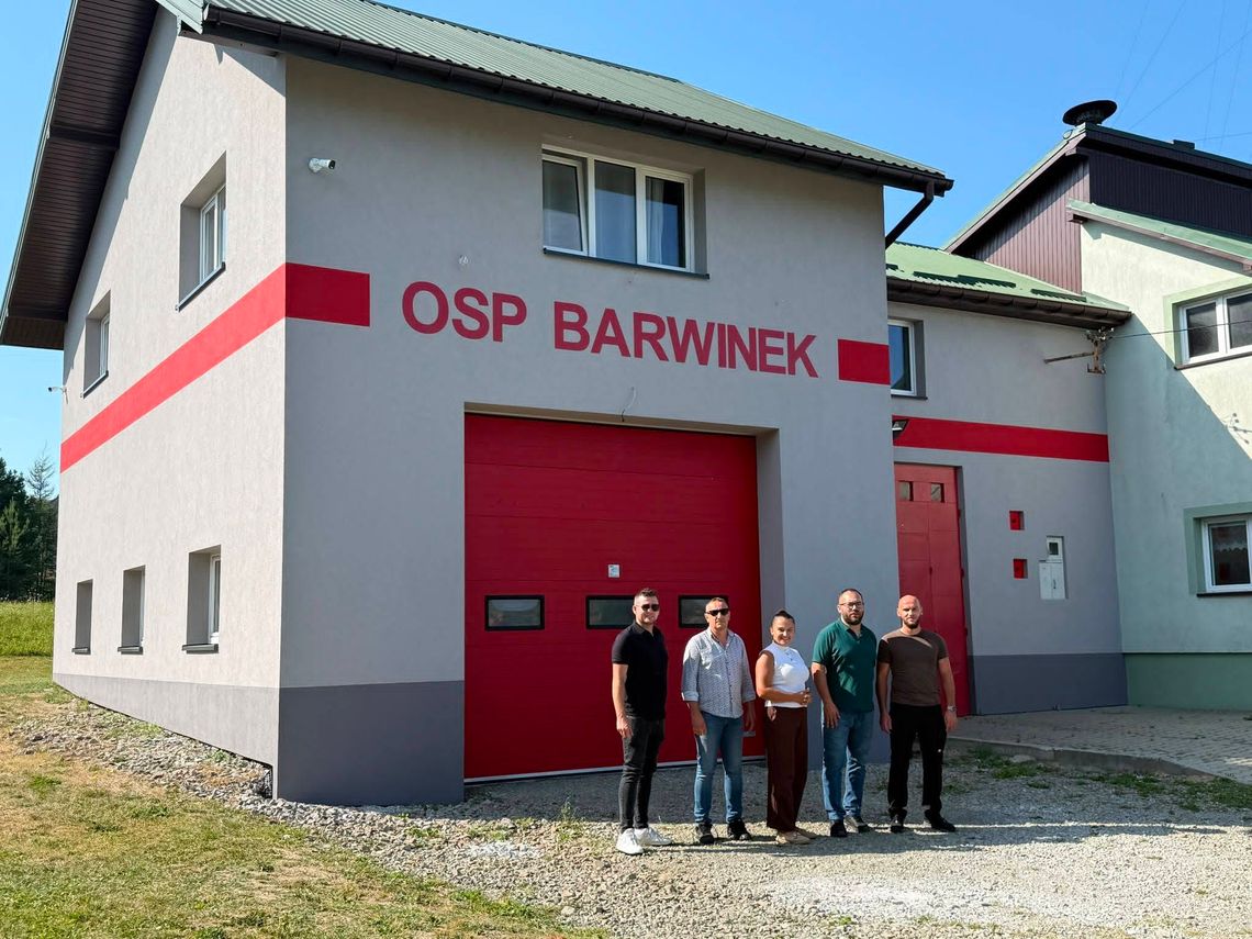 OSP Barwinek z nową elewacją. Remiza zyskała odświeżony wygląd i lepszą izolację OSP Barwinek z nową elewacją. Remiza zyskała odświeżony wygląd i lepszą izolację