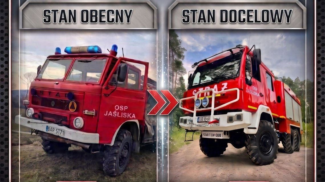 OSP Jaśliska apeluje o wsparcie. Chce zmodernizować STARa 266 OSP Jaśliska apeluje o wsparcie. Chce zmodernizować STARa 266