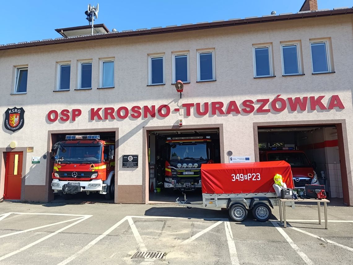 OSP Krosno-Turaszówka zyskała nowy sprzęt dzięki wsparciu Fundacji PGE OSP Krosno-Turaszówka zyskała nowy sprzęt dzięki wsparciu Fundacji PGE