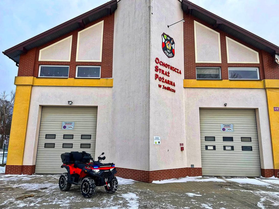 Nowy quad na wyposażeniu OSP KSRG Jedlicze