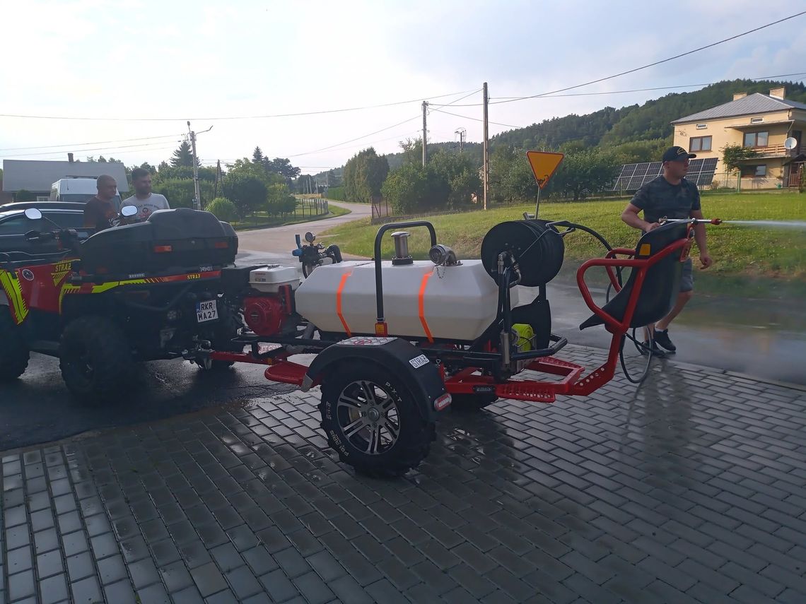 OSP KSRG Łączki Jagiellońskie z nowym sprzętem do akcji w trudno dostępnych miejscach OSP KSRG Łączki Jagiellońskie z nowym sprzętem do akcji w trudno dostępnych miejscach