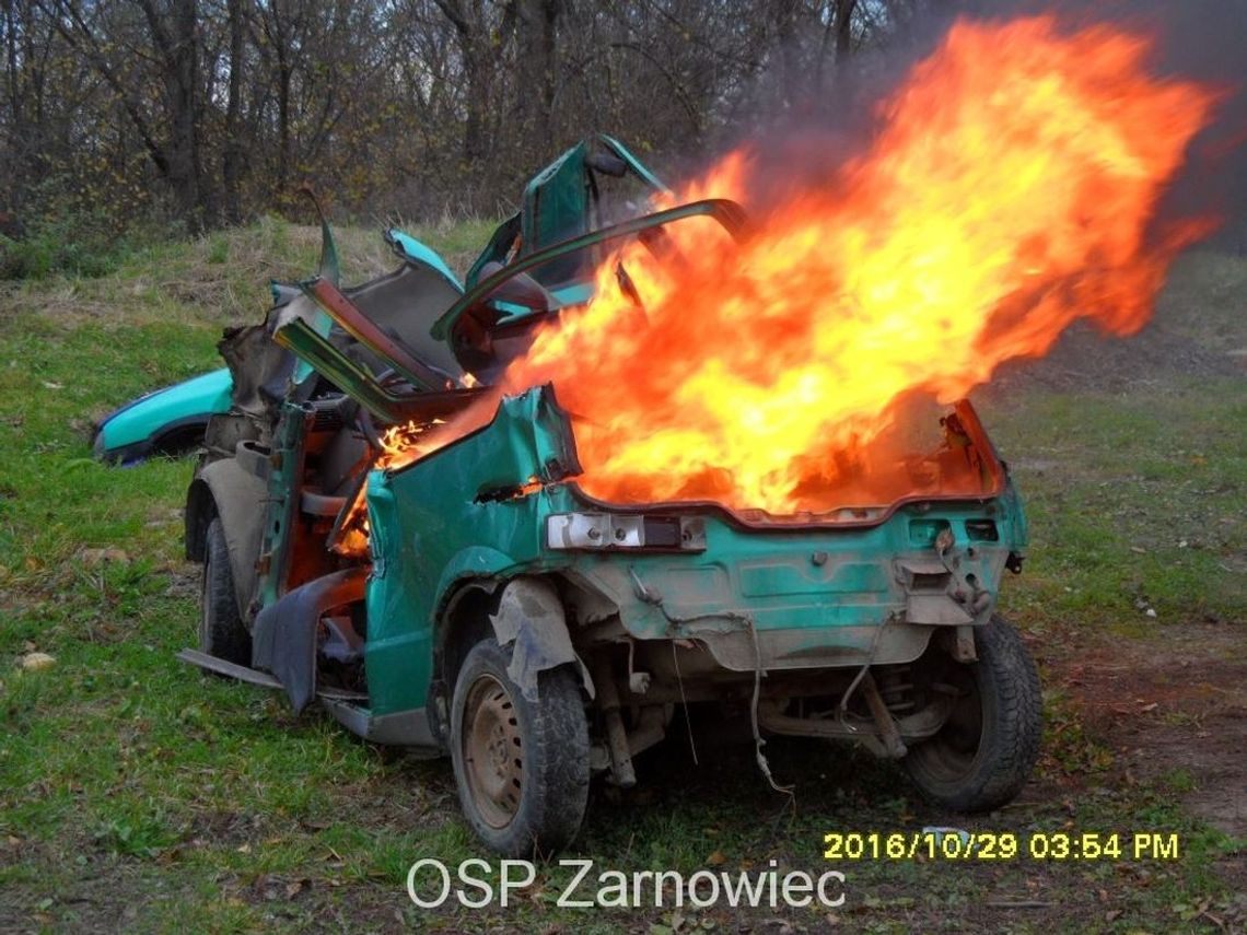 OSP Żarnowiec: Strażacy ćwiczyli z nowym sprzętem
