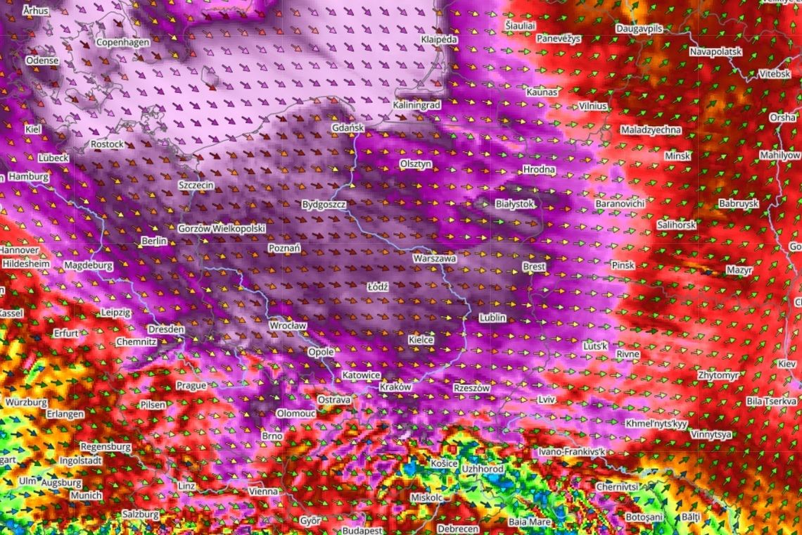 Ostrzeżenie Meteo: SILNY WIATR, INTENSYWNE OPADY ŚNIEGU