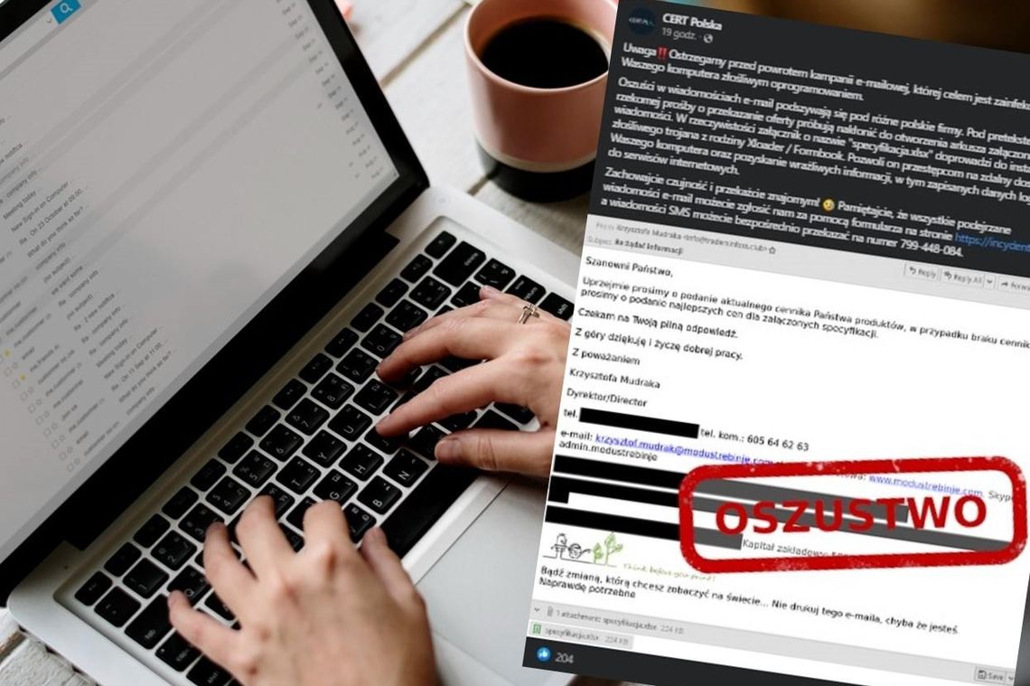 Oszuści powracają z nowym-starym pomysłem. Żeby wyłudzać dane i pieniądze