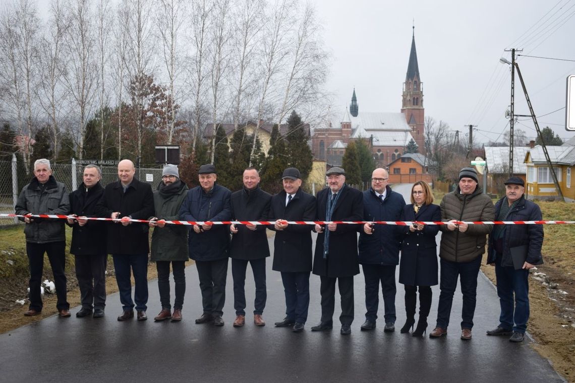 Otwarto wyremontowaną drogę Bóbrka - Chorkówka