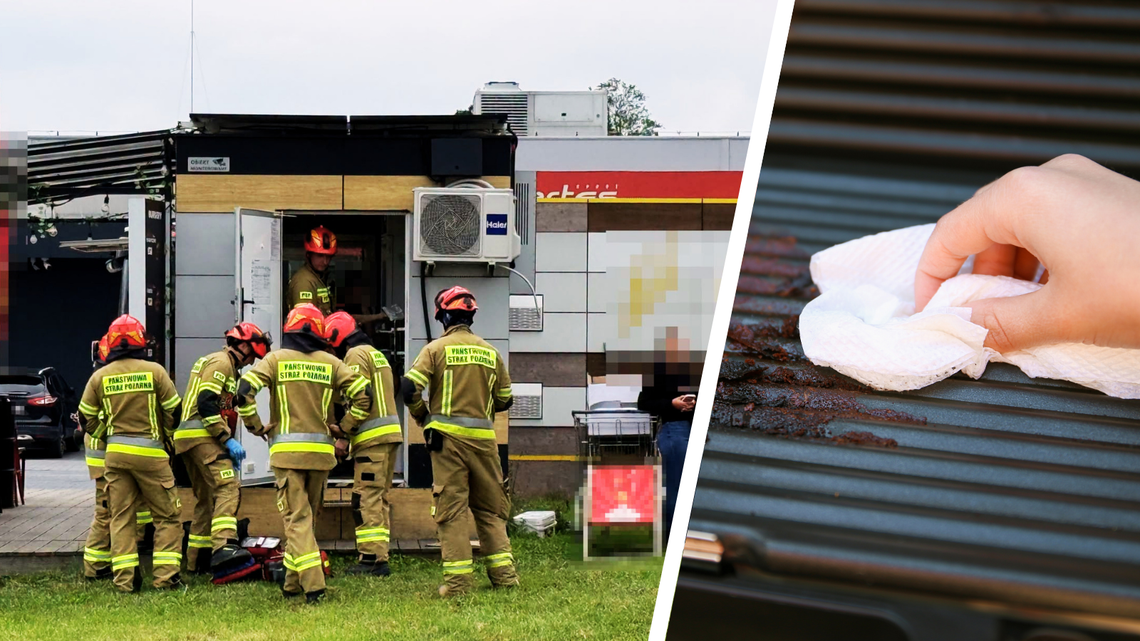 Palec utknął w grillu. Kobieta o pomoc poprosiła strażaków Palec utknął w grillu. Kobieta o pomoc poprosiła strażaków