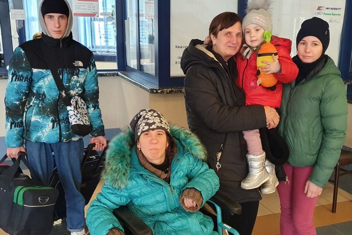 Pani Maria z rodziną ucieka przed wojną. Tymczasowe schronienie znalazła w Korczynie