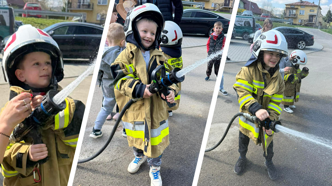 Pierwsze spotkanie Dziecięcej Drużyny Pożarniczej w Żarnowcu. 20 nowych młodych druhów