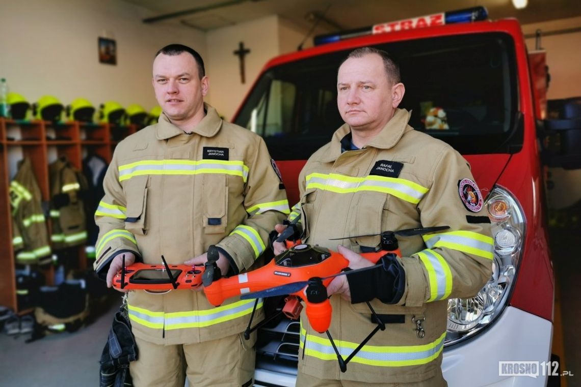 Pierwszy ratowniczy dron w powiecie krośnieńskim. Mają go druhowie z OSP Dobieszyn